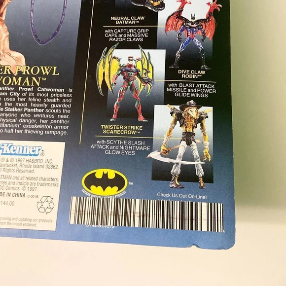 Vintage 1997 Kenner Legends of the Dark Knight Premium Panther Prowl Catwoman - Picture 9 of 16